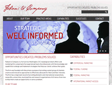 Tablet Screenshot of fabiani-co.com